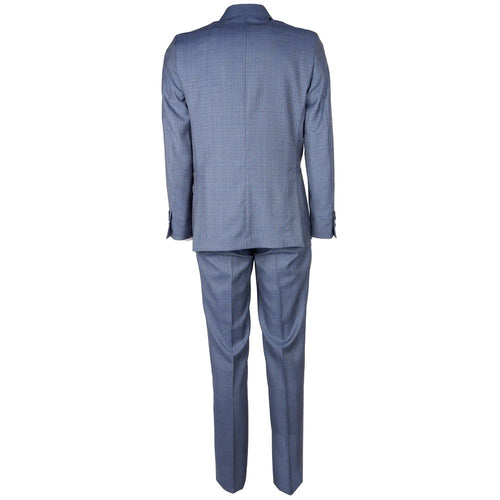 Made in Italy Blue Wool Vergine Men's Suit