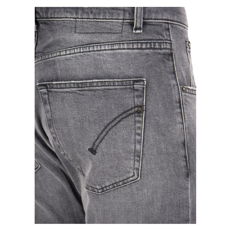 Dondup Chic Grey Dian Jeans with Distressed Men's Detailing