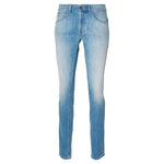 Dondup Sleek Light Blue Stretch Denim for Men's Men