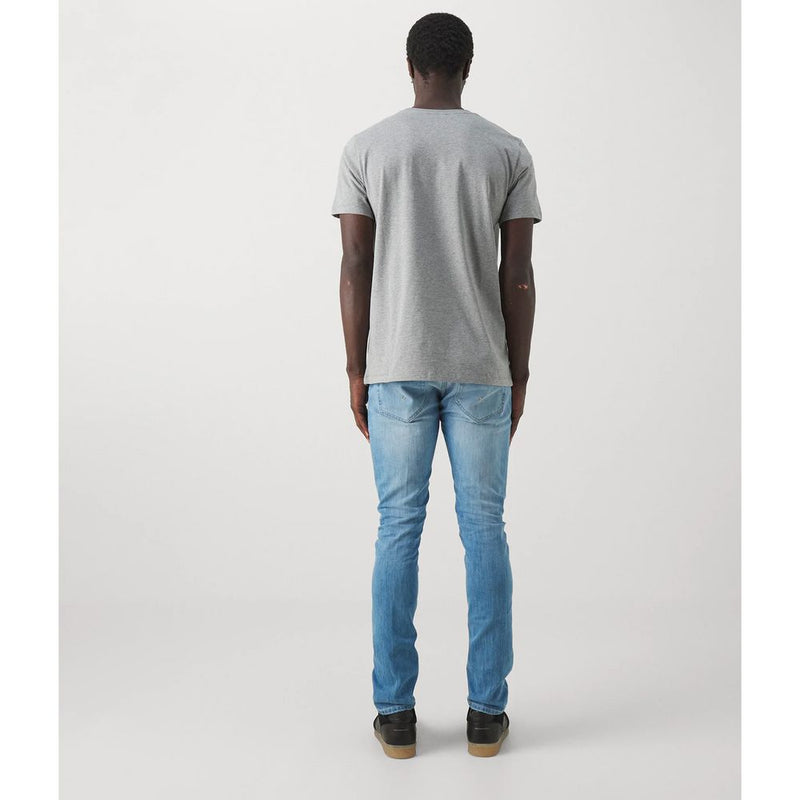 Dondup Sleek Light Blue Stretch Denim for Men's Men