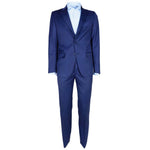 Made in Italy Elegant Woolen Men's Suit in Dapper Men's Blue