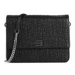 Baldinini Trend Elegant Calfskin Shoulder Bag with Chain Women's Strap