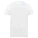 Aquascutum Classic White Cotton Logo Tee with Flag Men's Detail