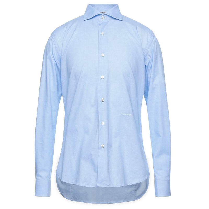 Aquascutum Chic Light Blue Oxford Cotton Men's Shirt