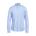 Aquascutum Elegant Cotton Shirt with Iconic Men's Embroidery