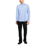 Aquascutum Elegant Cotton Shirt with Iconic Men's Embroidery