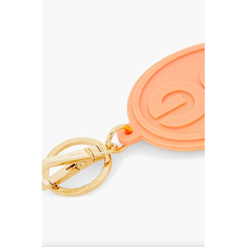 Dolce & Gabbana Elegant Orange Keychain with Gold Men's Hardware