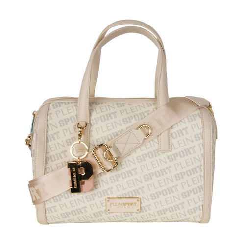 Plein Sport Chic White Eco-Leather Crossbody Women's Bag