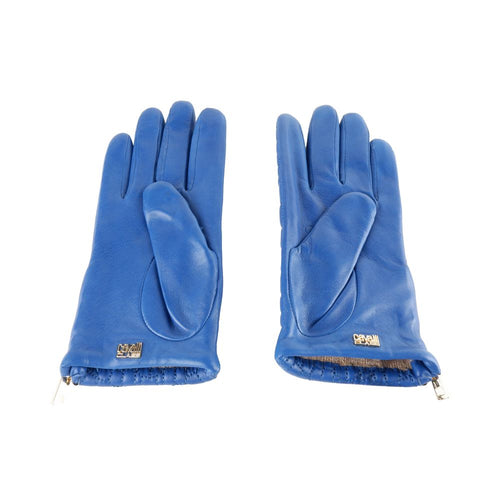 Cavalli Class Blue Lambskin Women Women's Glove