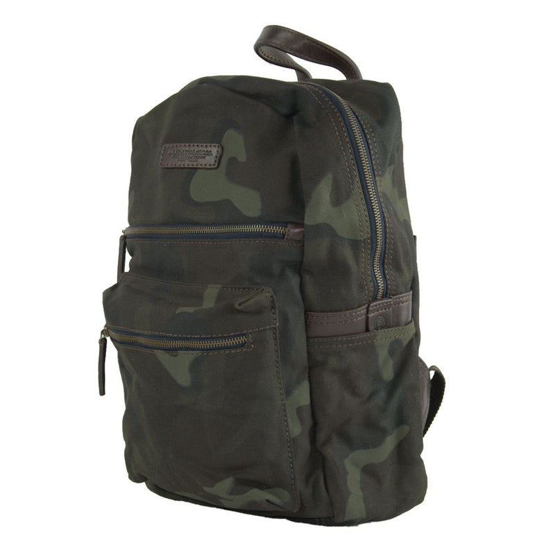 A.G. Spalding & Bros Green Cotton Men Men's Backpack