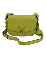 Jimmy Choo Lime Yellow Leather Small Shoulder Women's Bag