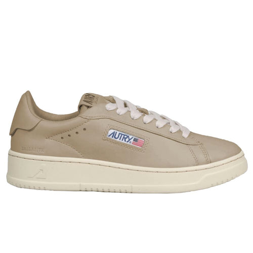 Autry Beige Leather Di Capra Men's Sneaker