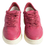 Autry Fuchsia Leather Di Capra Women's Sneaker