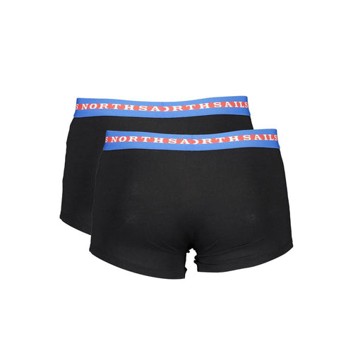 North Sails Black Cotton Men's Underwear