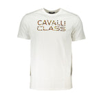 Cavalli Class White Cotton Men's T-Shirt