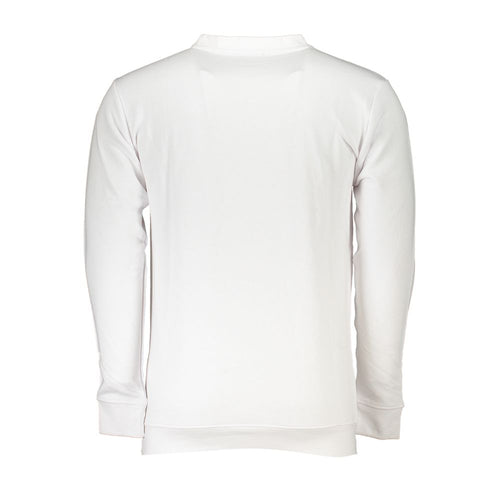 Cavalli Class White Cotton Men's Sweater