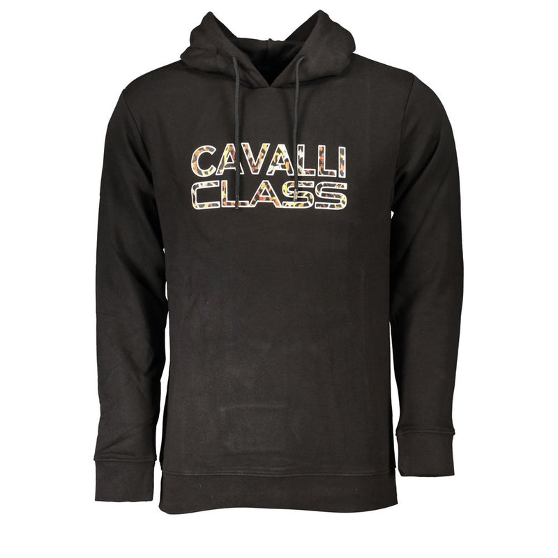 Cavalli Class Black Cotton Men's Sweater