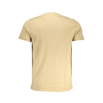 Cavalli Class Beige Cotton Men's T-Shirt