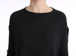 Costume National Elegant Gray Crewneck Women's Sweater