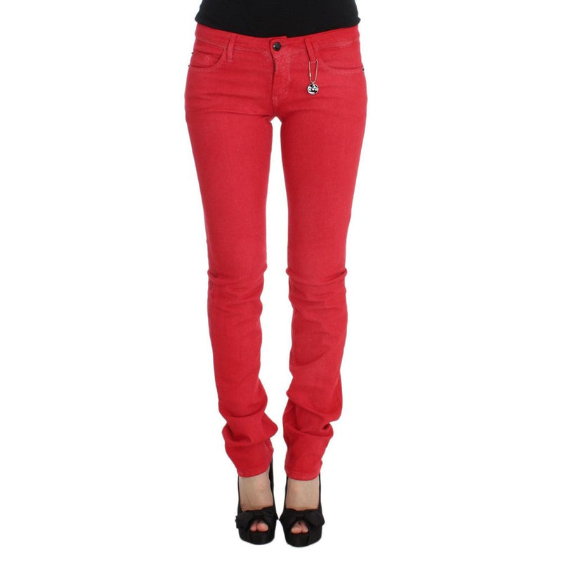 Costume National Red  Jeans & Men's Pant