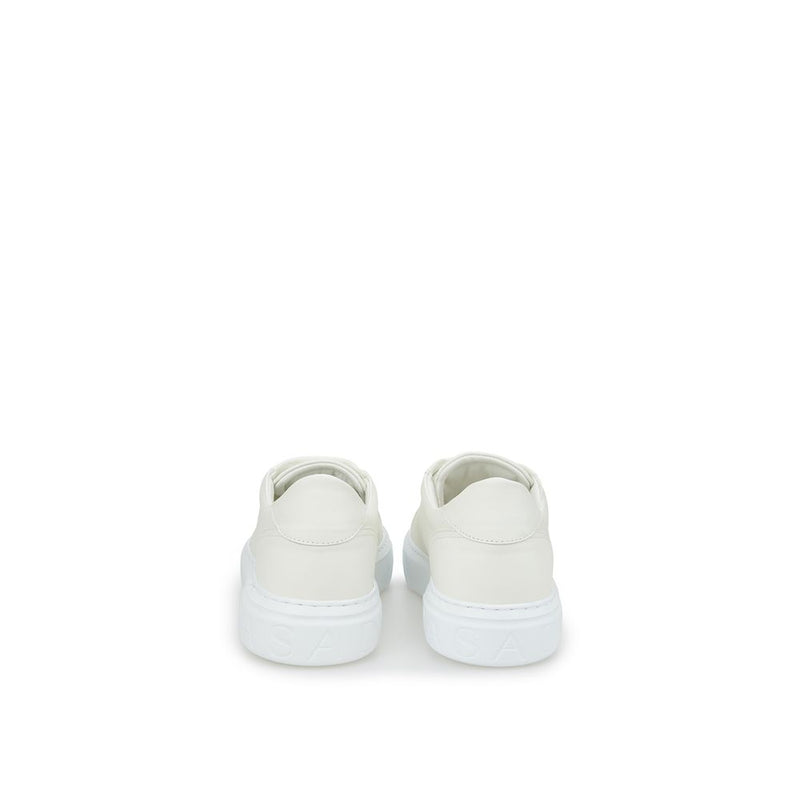 Casadei Sleek White Leather Women's Sneakers