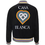 Casablanca Black Silk Men's Jacket