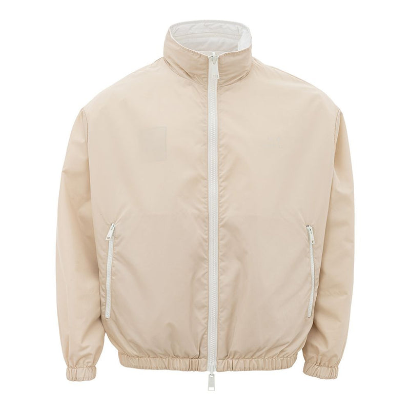 Armani Exchange Beige Polyamide Jacket for the Modern Men's Man