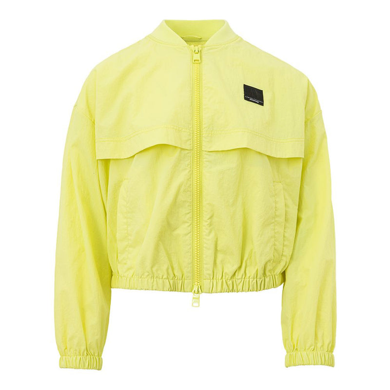 Armani Exchange Chic Yellow Polyamide Jacket for Women's Women