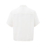 Armani Exchange Elegant White Viscose Shirt for Men's Men