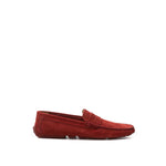 Bally Elegant Bordeaux Leather Loafers for Men's Men