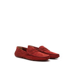 Bally Elegant Bordeaux Leather Loafers for Men's Men