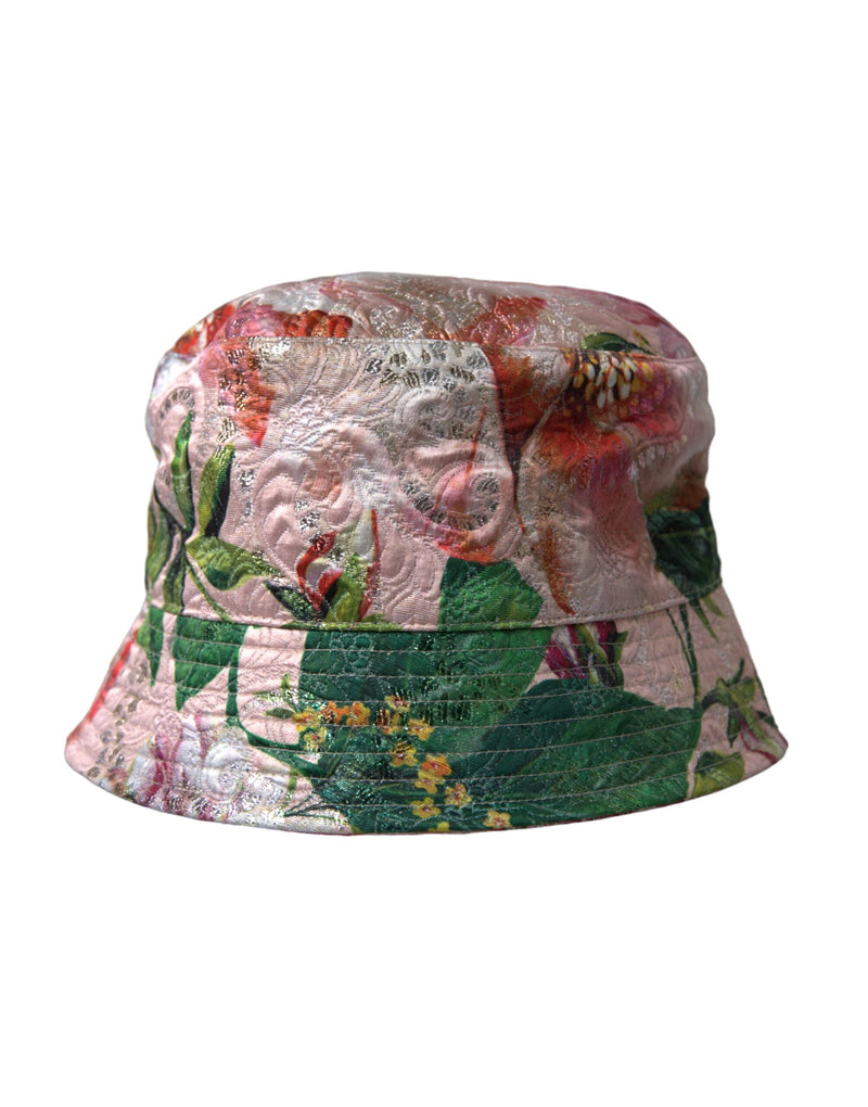 Dolce & Gabbana Multicolor Floral Jacquard Bucket Hat Men's Men