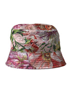 Dolce & Gabbana Multicolor Floral Jacquard Bucket Hat Men's Men