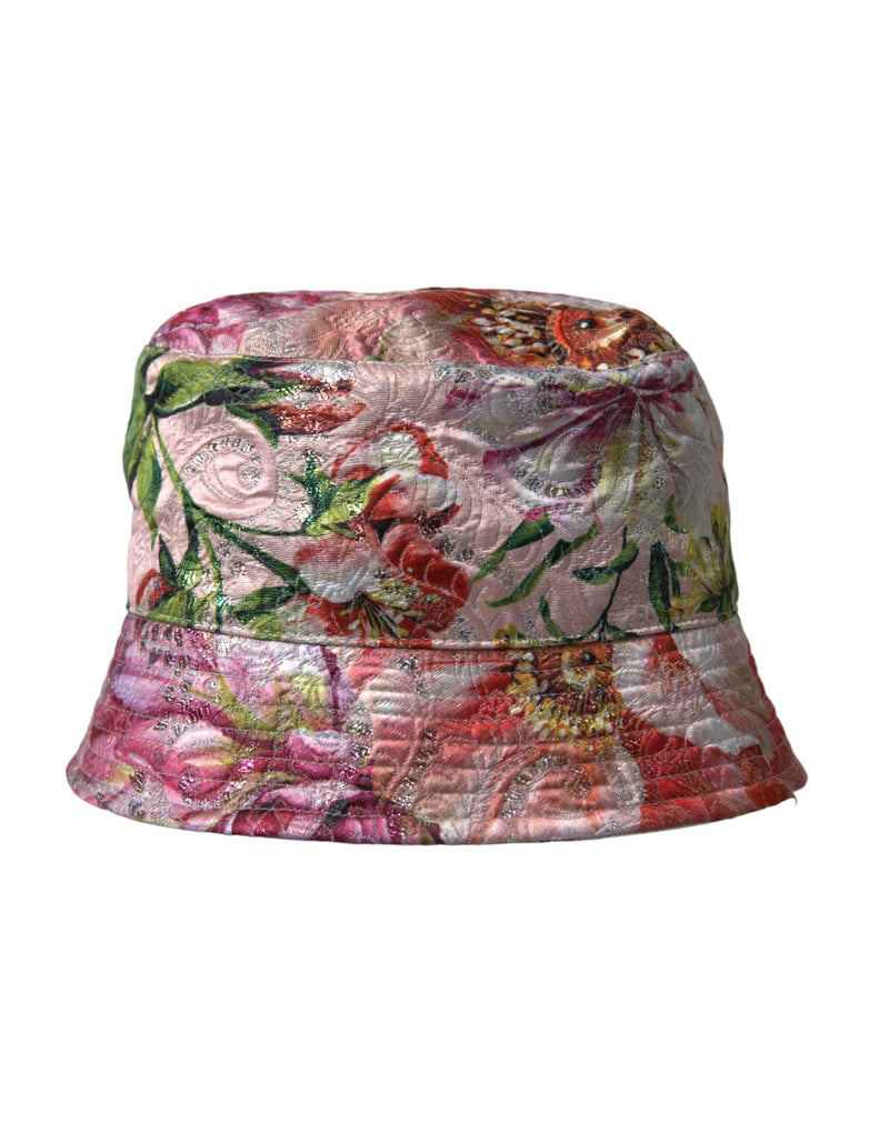 Dolce & Gabbana Multicolor Floral Jacquard Bucket Hat Men's Men