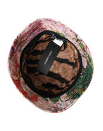 Dolce & Gabbana Multicolor Floral Jacquard Bucket Hat Men's Men