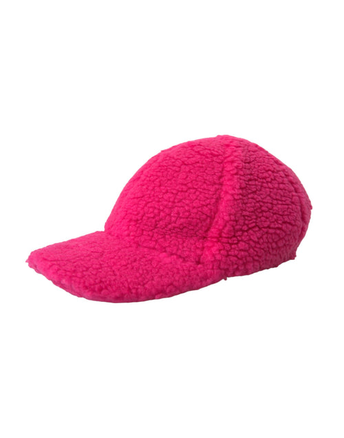 Dolce & Gabbana Pink Fleece Plush Baseball Hat Men's Men