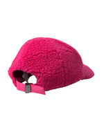 Dolce & Gabbana Pink Fleece Plush Baseball Hat Men's Men