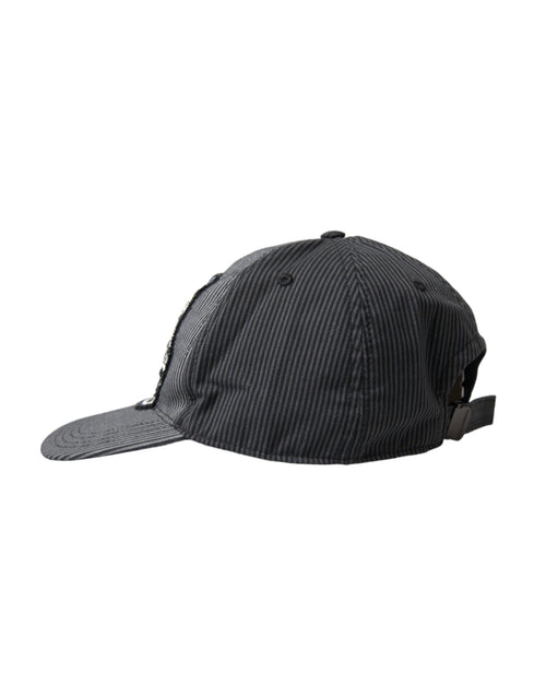 Dolce & Gabbana Black Cotton Embellished Baseball Hat Men's Men