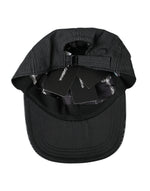 Dolce & Gabbana Black Cotton Embellished Baseball Hat Men's Men