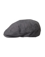 Dolce & Gabbana Gray Herringbone Crown Newsboy Hat Men's Men