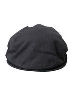 Dolce & Gabbana Gray Cotton Cloth Newsboy Hat Men's Men