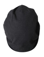 Dolce & Gabbana Gray Cotton Cloth Newsboy Hat Men's Men