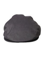 Dolce & Gabbana Gray Cotton Cloth Newsboy Hat Men's Men