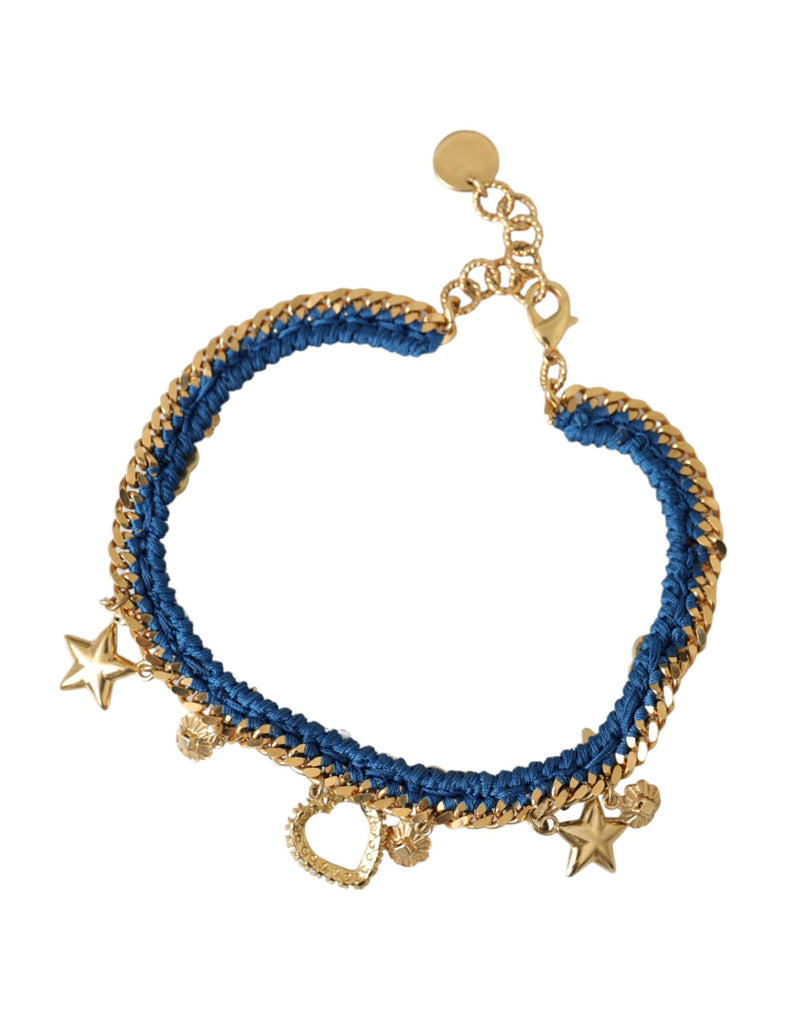 Dolce & Gabbana Gold Tone Brass Chain Iam The Star Women's Bracelet