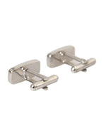 Dolce & Gabbana Silver Plated Metal Brass Pin Men Men's Cufflinks