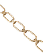 Dolce & Gabbana Gold Tone Brass Large Link Chain Jewelry Women's Necklace