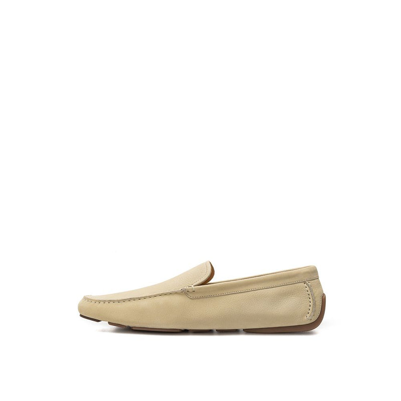 Bally Beige Leather Men's Loafer