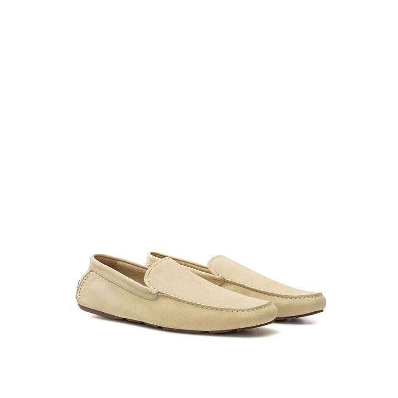 Bally Beige Leather Men's Loafer