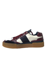 Dolce & Gabbana Multicolor Miami Leather Low Top Sneakers Men's Shoes