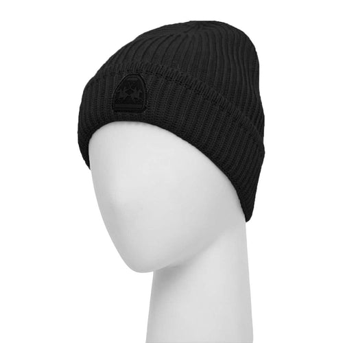 La Martina Black Acrylic Men Men's Beanie